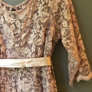 Seraphine Lace Maternity Dress